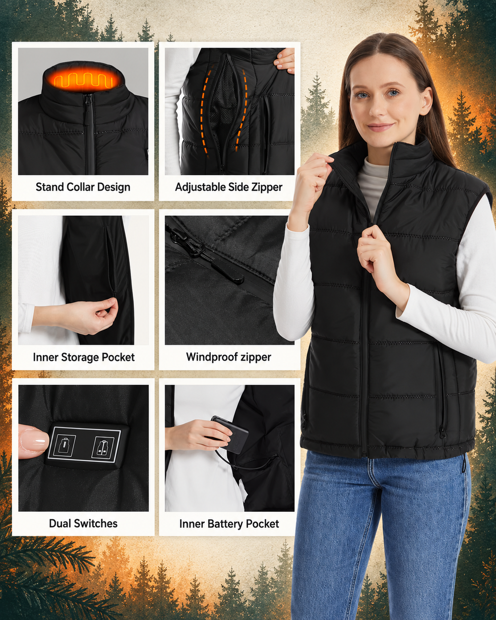 Ladies Ridge 3 Heated Vest