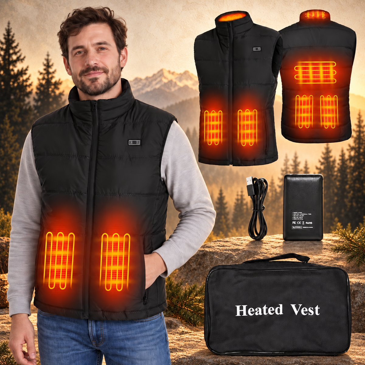 Men's Alder Heated Vest